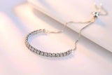 Moissanite Bracelet 925 Silver Chain Lab Diamond Women