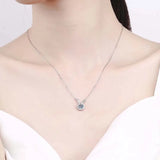 Sweet Rabbit Necklace Moissanite Birthday Jewelry