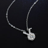 Sweet Rabbit Necklace Moissanite Birthday Jewelry