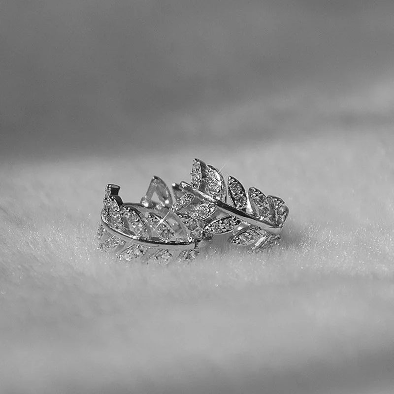 Moissanite Diamond Hoop Earrings Sterling Silver Fine Jewelry