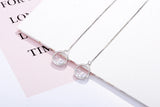 Moissanite Drop Earrings Silver Bridal Wedding Jewelry