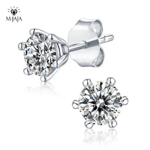 Moissanite Earrings 925 Sterling Silver Stud 0.6-2ct D VVS1 Fine Jewelry