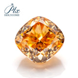 Champagne Cushion Moissanite Loose Gemstone