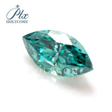 Certified Natural Green Marquise Moissanite VVS1