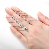 Certified Natural Green Marquise Moissanite VVS1