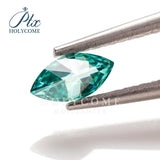 Certified Natural Green Marquise Moissanite VVS1
