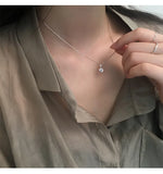 Moissanite Pendant Necklace D VVS1 Lab Grown Diamond Wedding 925 Sterling Silver