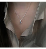 Moissanite Pendant Necklace D VVS1 Lab Grown Diamond Wedding 925 Sterling Silver
