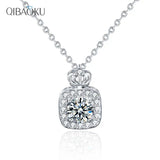 Moissanite Perfume Bottle Necklace S925 Sterling Silver Pendant Necklace