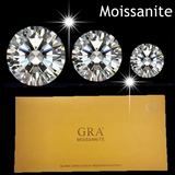 Moissanite 0.5-2.0ct Lab Diamond Test Passed Gem
