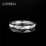 Geometric 18K Moissanite Ring for Women