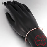 Moissanite Tennis Bracelet 925 Silver Plated Jewelry