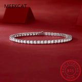 Moissanite Tennis Bracelet 925 Silver Plated Jewelry