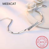 Moissanite Tennis Bracelet 925 Sterling Silver Plated Sparkling Party Jewelry