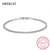 Moissanite Tennis Bracelet 925 Silver Plated Jewelry
