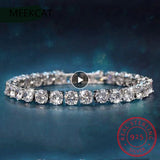 Moissanite Tennis Bracelet Sparkling Party Jewelry