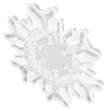 DIY Snowflake Coaster Mold Resin Casting Silicone Mat Tray Craft Accessory