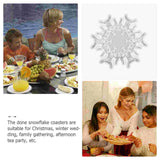 DIY Snowflake Coaster Mold Resin Casting Silicone Mat Tray Craft Accessory