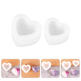 Silicone Heart Molds for Resin Casting DIY Jewelry Keychain