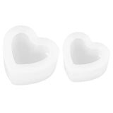 Silicone Heart Molds for Resin Casting DIY Jewelry Keychain