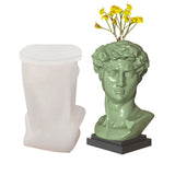 Silicone Flower Vase Mould Resin Casting DIY Cup Makeup Brush Holder