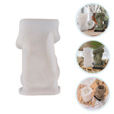 Silicone Flower Vase Mould Resin Casting DIY Cup Makeup Brush Holder