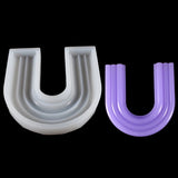 U-shaped Silicone Mold for DIY Candles Soaps