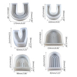 U-shaped Silicone Mold for DIY Candles Soaps