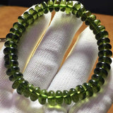 Moldavite Green Grass Crystal Bracelet 6/8/10mm Beads