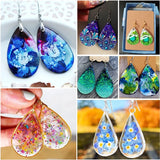 3 Sizes Tear Drop Earring Resin Mould