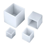 4Pcs/Set Crystal Epoxy Resin Mold Square Jewelry Casting Silicone Mould DIY