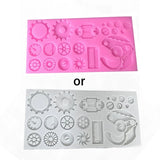 Steampunk Mechanic Silicone Candy Making Mold Tray