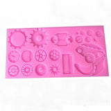 Steampunk Mechanic Silicone Candy Making Mold Tray