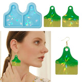 Cow Tag Resin Mold Epoxy Molds for Earring Pendant Silicone Mold
