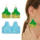Cow Tag Resin Mold Epoxy Molds for Earring Pendant Silicone Mold