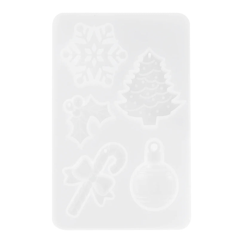 Resin Christmas Silicone Casting Pendant Jewelry Mold