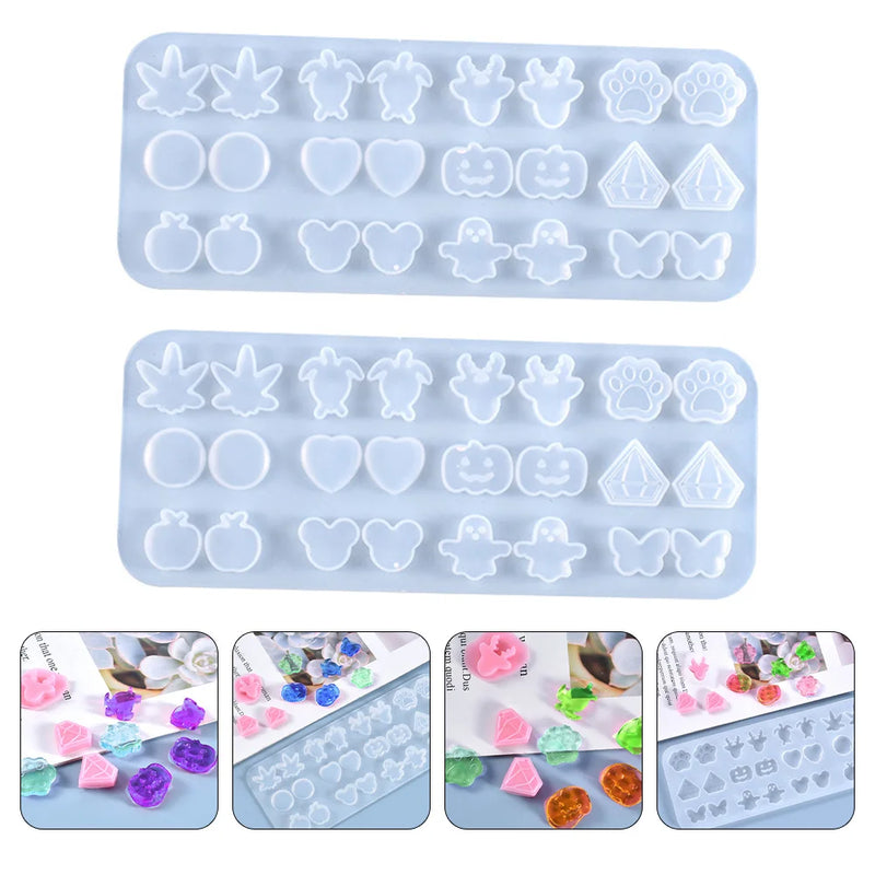 Silicone Pendant Epoxy Resin Mold Necklace Leaf Jewelry Craft