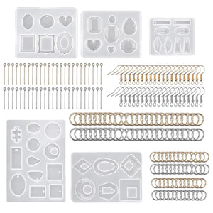 Jewelry Earring Making Set with 50pcs Eye Pins for DIY Earring