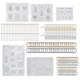 Jewelry Earring Making Set with 50pcs Eye Pins for DIY Earring