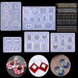 Jewelry Earring Making Set with 50pcs Eye Pins for DIY Earring