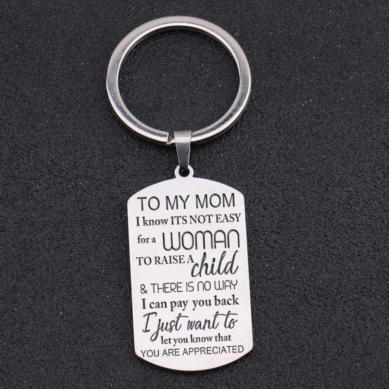 Mom Engraved: Appreciation for Raising a Child