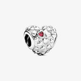Mom In A Million Heart Charm 925 Sterling Silver Bead for Bracelets