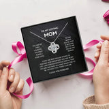 Mom Necklace Heart Necklaces Female Jewelry Daughter Son Womens Christmas Birthd