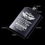 Portable Stainless Steel Hip Flask Travel Whiskey Alcohol Liquor Bottle