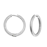 Moments Charm Hoop Earrings Sterling Silver Jewelry Earrings For Woman