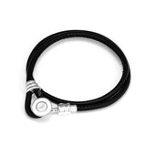 Moments Double Leather Bracelets For Woman DIY Original Beads & Charms