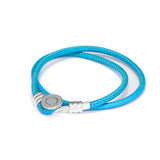 Moments Double Leather Bracelets For Woman DIY Original Beads & Charms