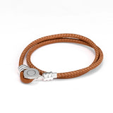 Moments Double Leather Bracelets For Woman DIY Original Beads & Charms