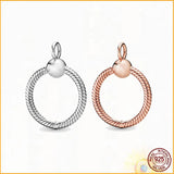 Moments O Pendant Necklace 925 sterling silver charm diy necklace jewelry