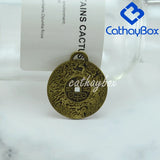 Money Amulet Anti-Brass Charm Pendant for Good Luck Wealth